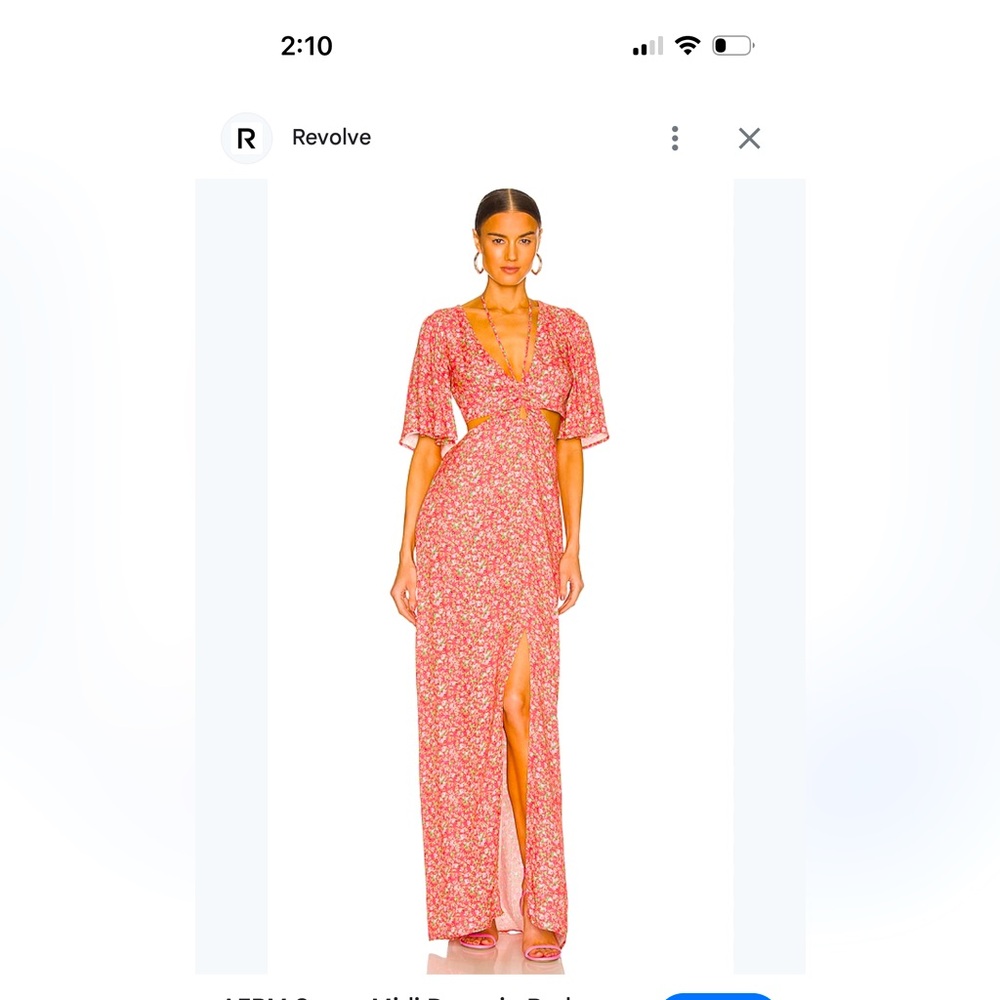 AFRM maxi dress from Revolve sz small